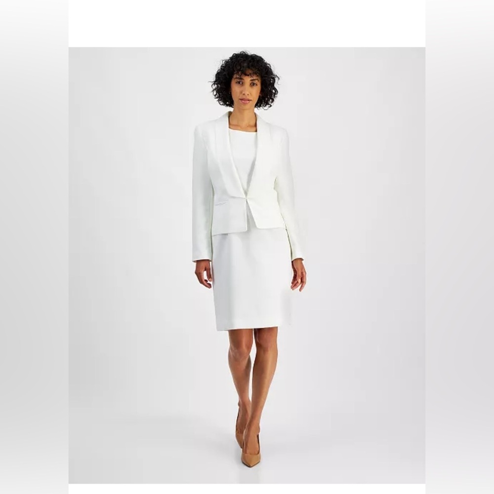 NWT Le Suit Women's Crepe Two-Button Blazer JACKET ONLY
